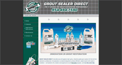 Desktop Screenshot of groutsealerdirect.com